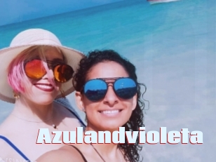 Azulandvioleta