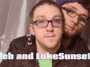 Caleb_and_LukeSunset