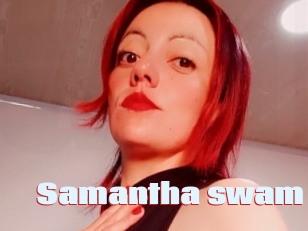 Samantha_swam